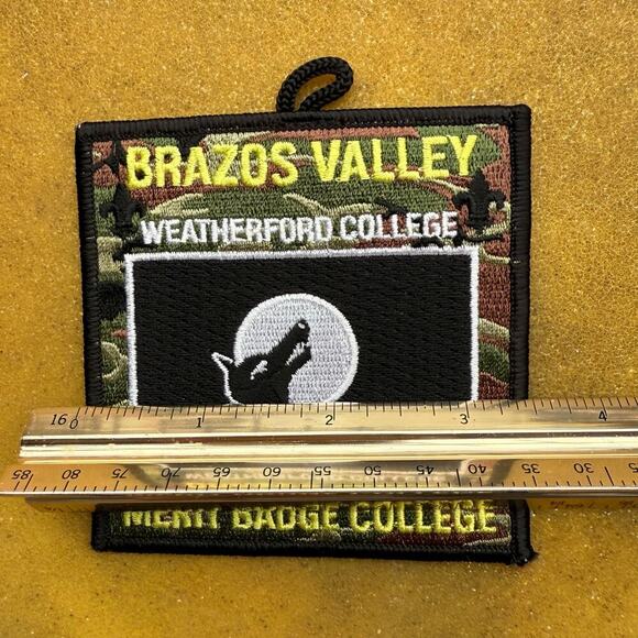Boy Scouts of America Brazos Valley Merit Badge 2007 Weatherford College Patch - Picture 3 of 4